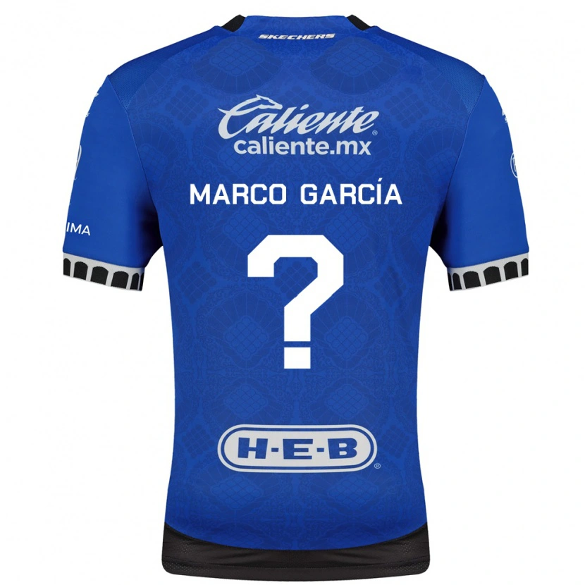 Danxen Kinderen Marco Garcia #0 Koninklijk Blauw Wit Zwart Uitshirt Uittenue 2026/27 T-Shirt België