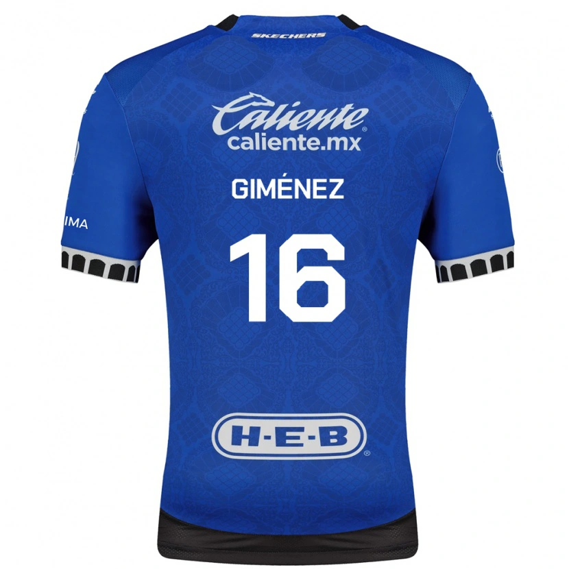 Danxen Kinderen Enzo Giménez #16 Koninklijk Blauw Wit Zwart Uitshirt Uittenue 2026/27 T-Shirt België
