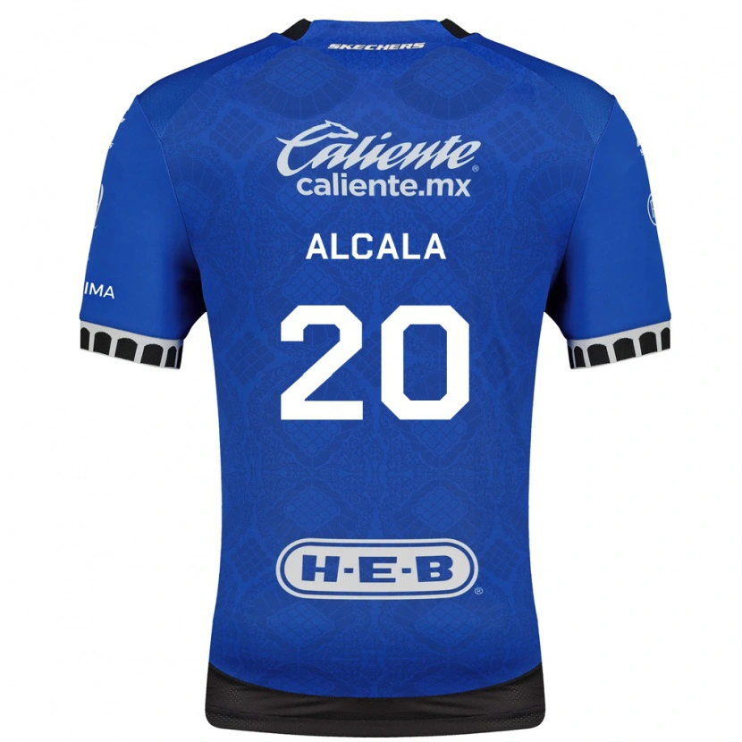 Danxen Kinderen Álex Alcalá #20 Koninklijk Blauw Wit Zwart Uitshirt Uittenue 2026/27 T-Shirt België
