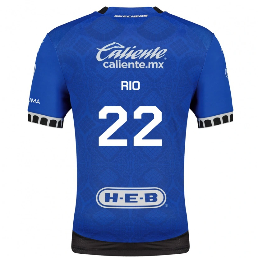 Danxen Kinderen Martín Rio #22 Koninklijk Blauw Wit Zwart Uitshirt Uittenue 2026/27 T-Shirt België