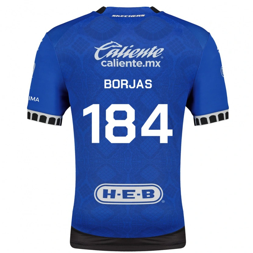 Danxen Kinderen Daniel Borjas #184 Koninklijk Blauw Wit Zwart Uitshirt Uittenue 2026/27 T-Shirt België