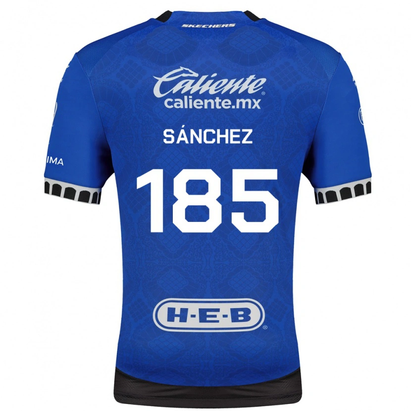 Danxen Kinderen Saúl Sánchez #185 Koninklijk Blauw Wit Zwart Uitshirt Uittenue 2026/27 T-Shirt België