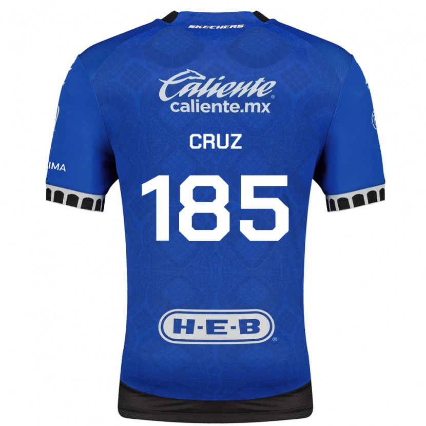 Danxen Kinderen Axel Cruz #185 Koninklijk Blauw Wit Zwart Uitshirt Uittenue 2026/27 T-Shirt België