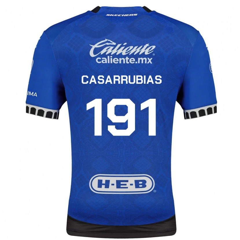 Danxen Kinderen Aaron Casarrubias #191 Koninklijk Blauw Wit Zwart Uitshirt Uittenue 2026/27 T-Shirt België