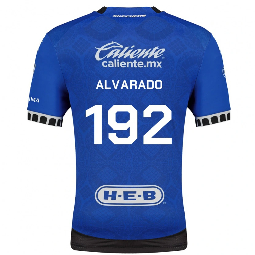 Danxen Kinderen Edwin Alvarado #192 Koninklijk Blauw Wit Zwart Uitshirt Uittenue 2026/27 T-Shirt België