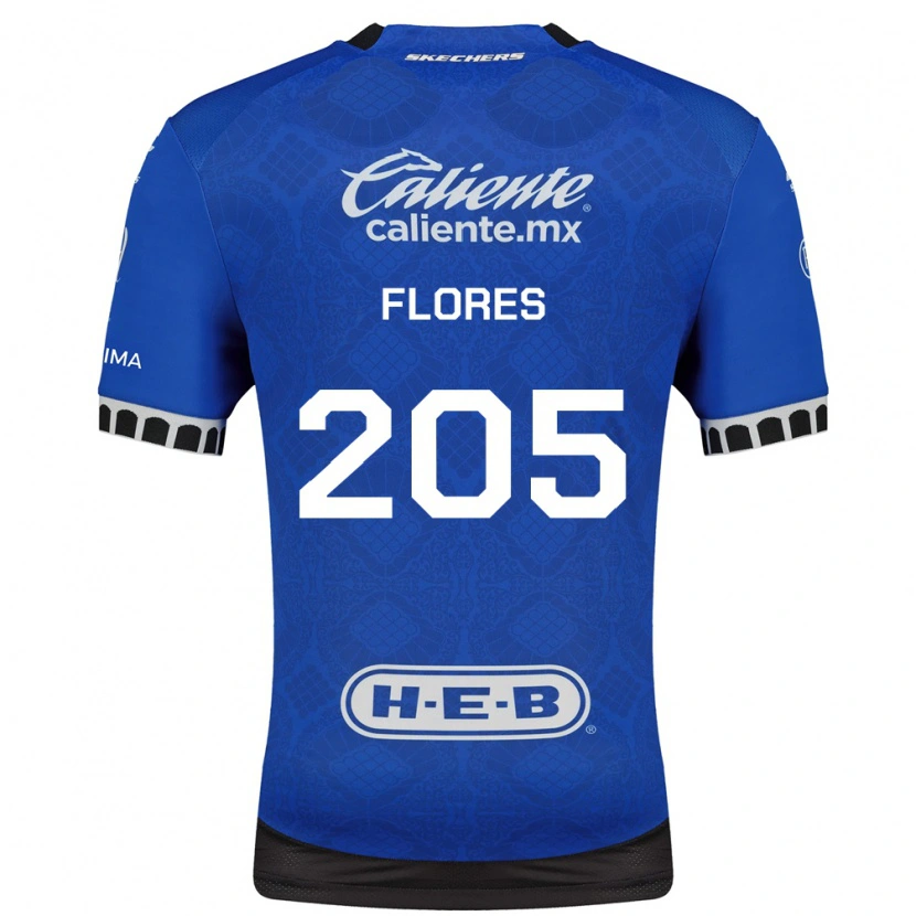 Danxen Kinderen Rolando Flores #205 Koninklijk Blauw Wit Zwart Uitshirt Uittenue 2026/27 T-Shirt België