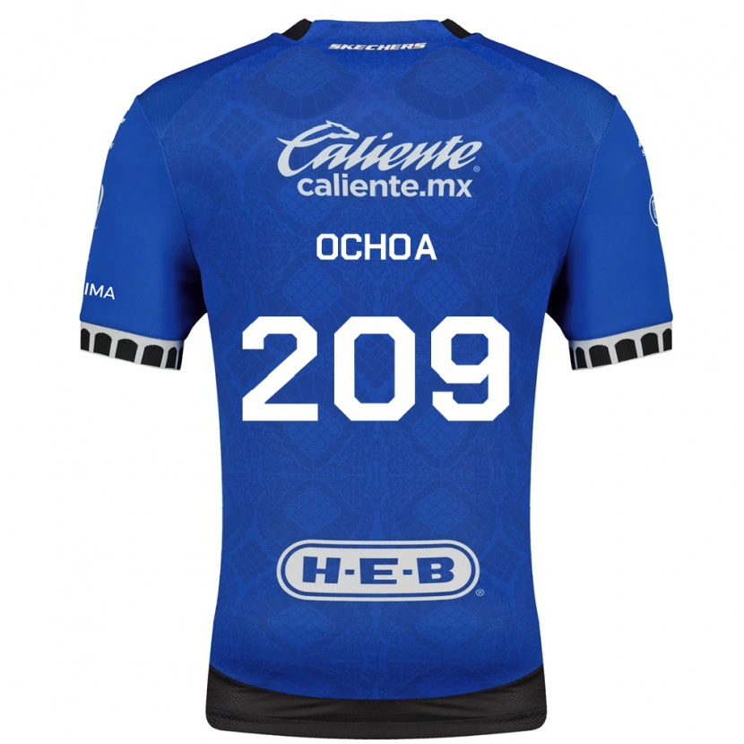 Danxen Kinderen José Ochoa #209 Koninklijk Blauw Wit Zwart Uitshirt Uittenue 2026/27 T-Shirt België