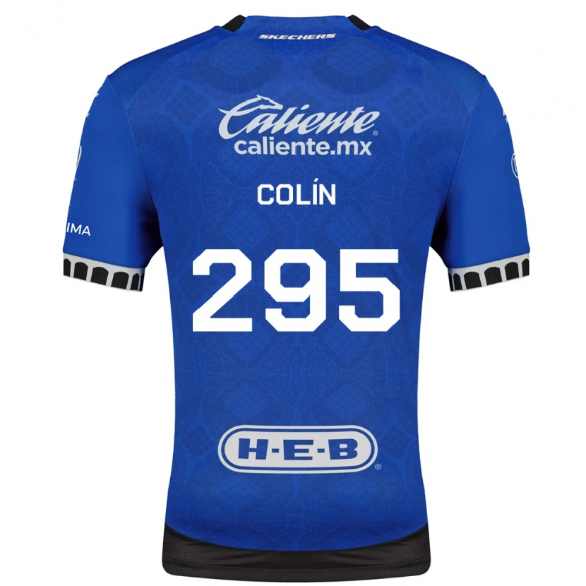 Danxen Kinderen Osvaldo Colín #295 Koninklijk Blauw Wit Zwart Uitshirt Uittenue 2026/27 T-Shirt België