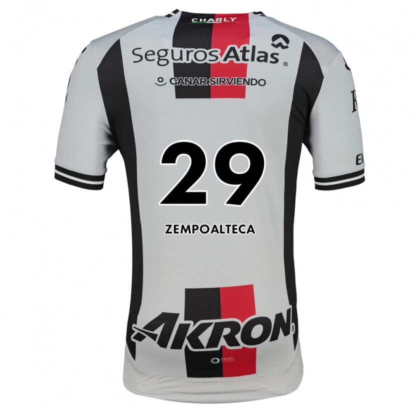 Danxen Kinderen Karla Zempoalteca #29 Wit Rood Zwart Uitshirt Uittenue 2026/27 T-Shirt België