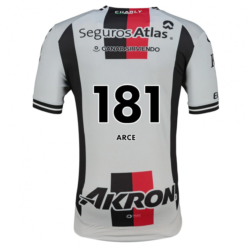 Danxen Kinderen Edson Arce #181 Wit Rood Zwart Uitshirt Uittenue 2026/27 T-Shirt België