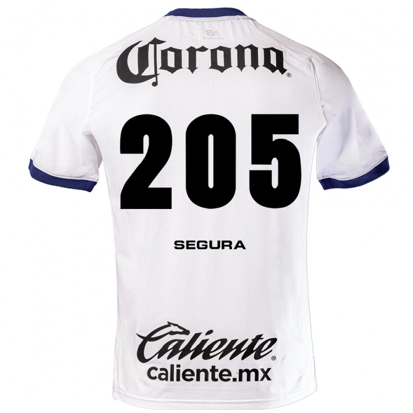 Danxen Kinderen Edher Segura #205 Wit Blauw Zwart Uitshirt Uittenue 2026/27 T-Shirt België
