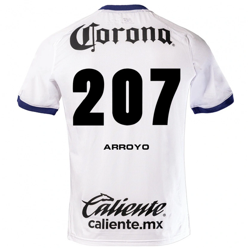 Danxen Kinderen José Arroyo #207 Wit Blauw Zwart Uitshirt Uittenue 2026/27 T-Shirt België