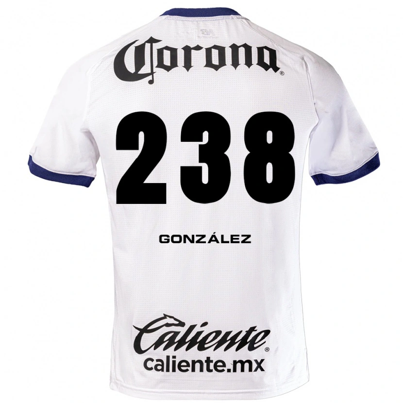 Danxen Kinderen Geovani González #238 Wit Blauw Zwart Uitshirt Uittenue 2026/27 T-Shirt België