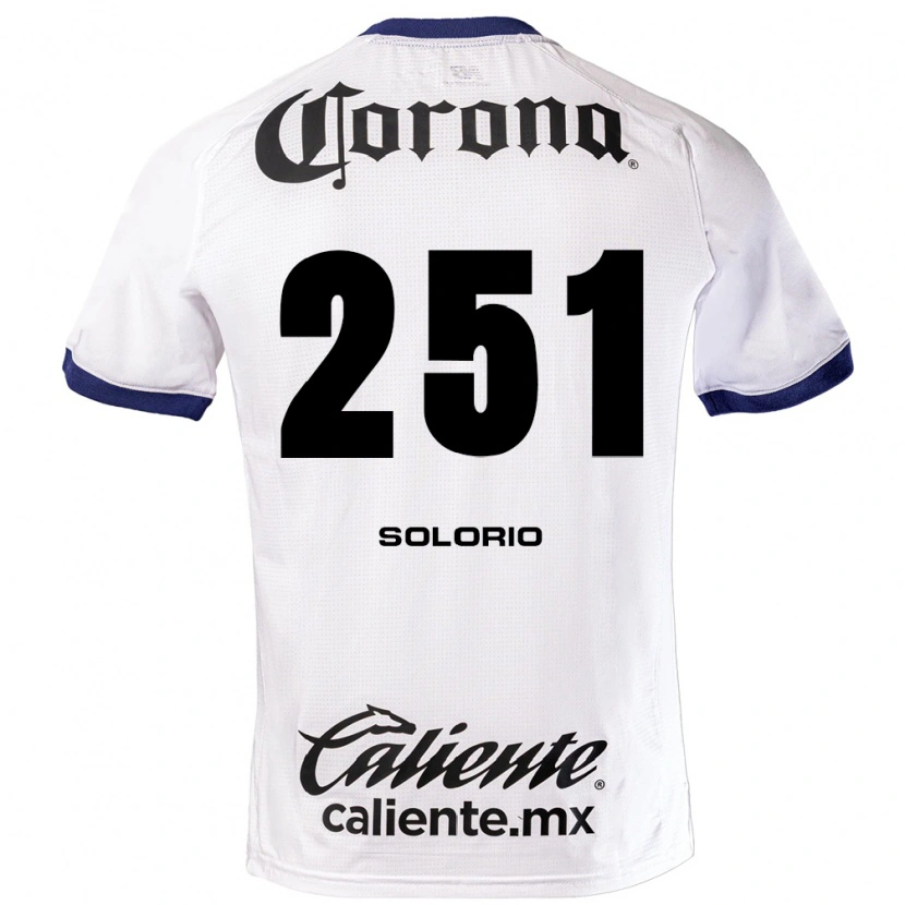 Danxen Kinderen Marco Solorio #251 Wit Blauw Zwart Uitshirt Uittenue 2026/27 T-Shirt België