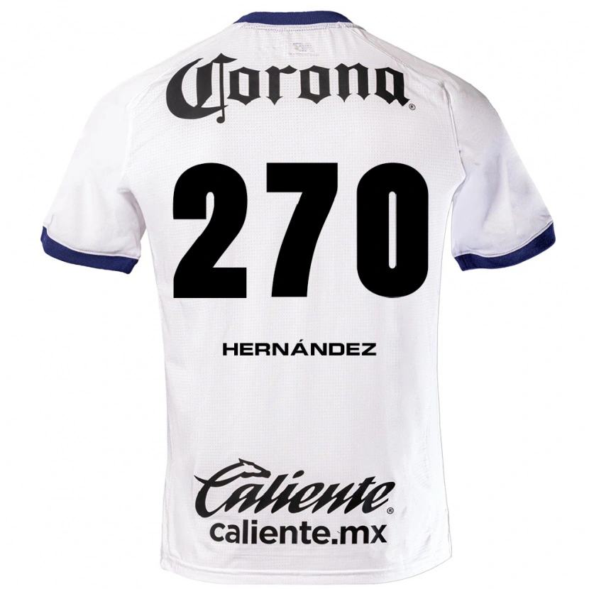 Danxen Kinderen Alberto Hernández #270 Wit Blauw Zwart Uitshirt Uittenue 2026/27 T-Shirt België