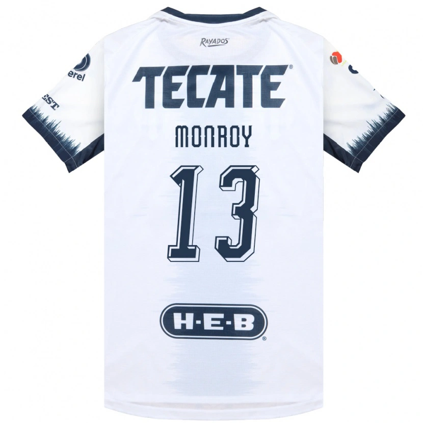 Danxen Kinderen Paola Monroy #13 Wit Inktblauw Rood Uitshirt Uittenue 2026/27 T-Shirt België