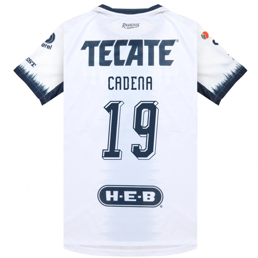 Danxen Kinderen Mariana Cadena #19 Wit Inktblauw Rood Uitshirt Uittenue 2026/27 T-Shirt België