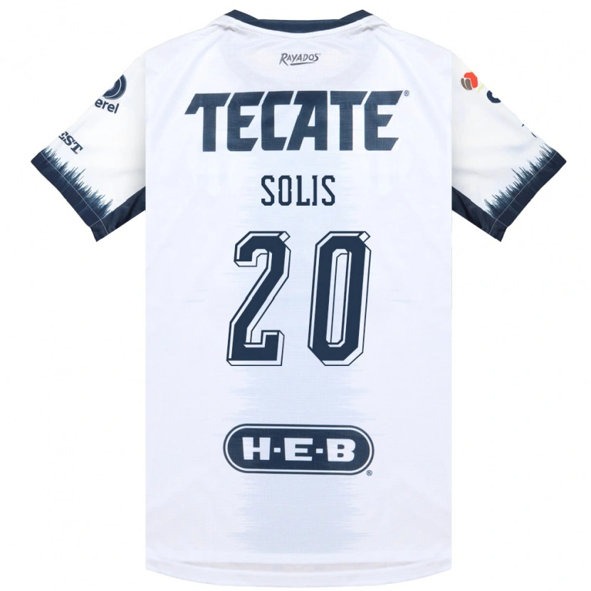 Danxen Kinderen Daniela Solis #20 Wit Inktblauw Rood Uitshirt Uittenue 2026/27 T-Shirt België