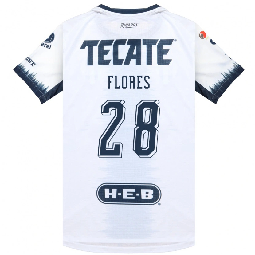 Danxen Kinderen Silvana Flores #28 Wit Inktblauw Rood Uitshirt Uittenue 2026/27 T-Shirt België