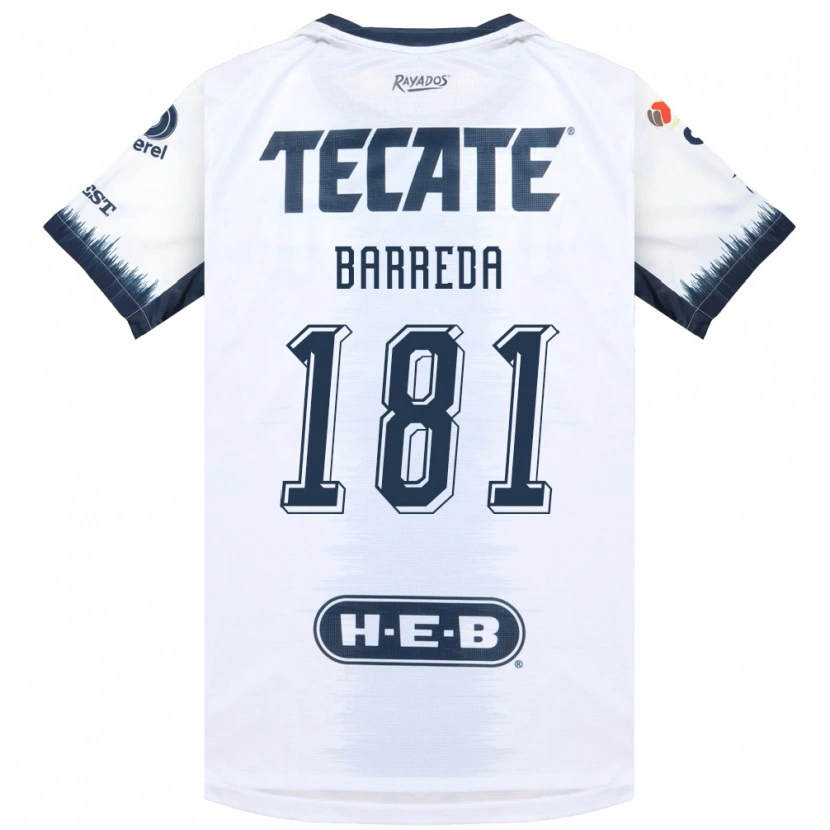 Danxen Kinderen Dimas Barreda #181 Wit Inktblauw Rood Uitshirt Uittenue 2026/27 T-Shirt België