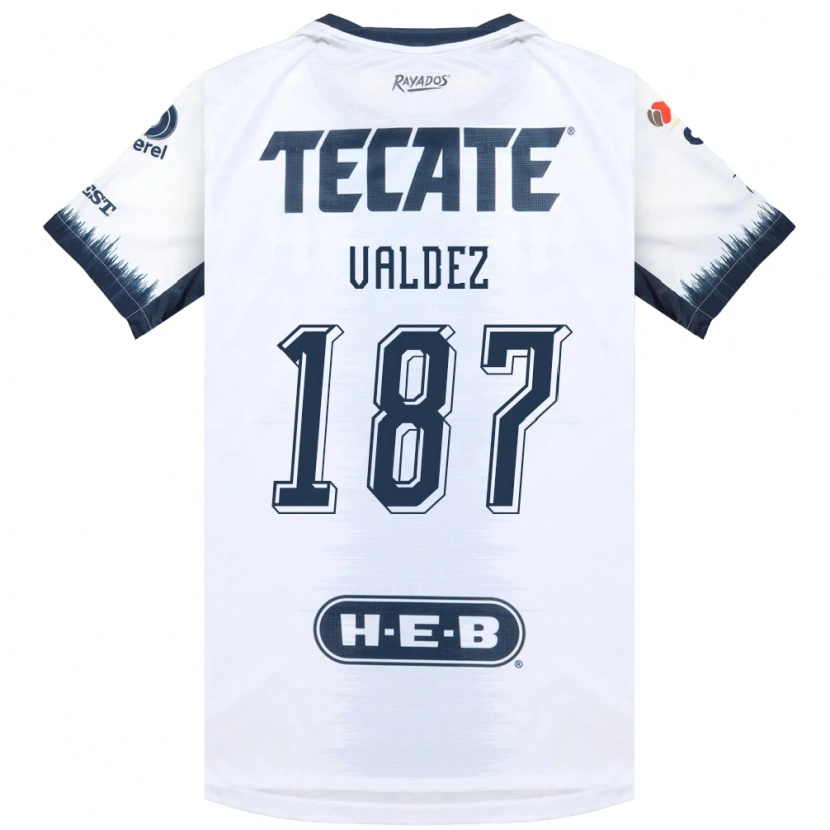 Danxen Kinderen Érick Valdez #187 Wit Inktblauw Rood Uitshirt Uittenue 2026/27 T-Shirt België