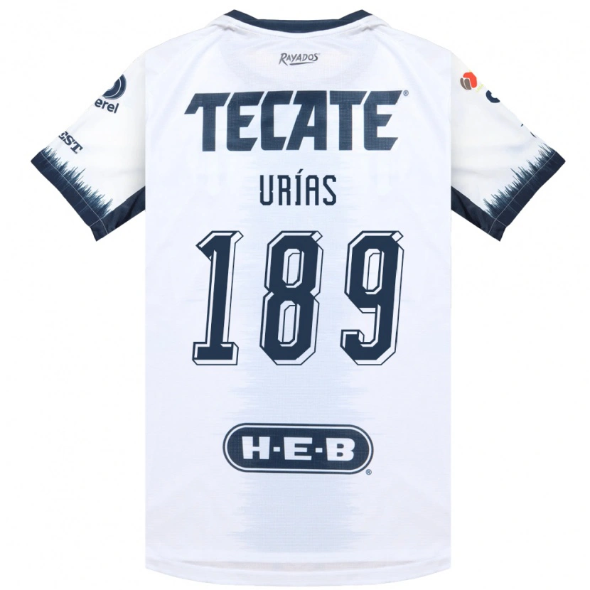 Danxen Kinderen Álex Urías #189 Wit Inktblauw Rood Uitshirt Uittenue 2026/27 T-Shirt België