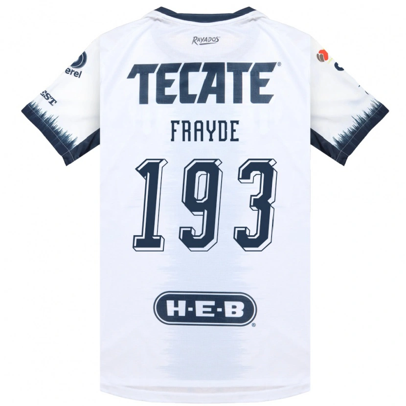 Danxen Kinderen Carlos Frayde #193 Wit Inktblauw Rood Uitshirt Uittenue 2026/27 T-Shirt België