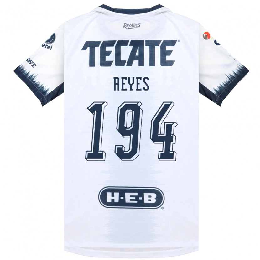 Danxen Kinderen Cristian Reyes #194 Wit Inktblauw Rood Uitshirt Uittenue 2026/27 T-Shirt België