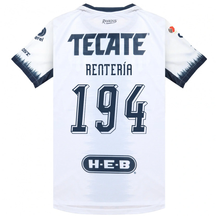 Danxen Kinderen Ricardo Rentería #194 Wit Inktblauw Rood Uitshirt Uittenue 2026/27 T-Shirt België