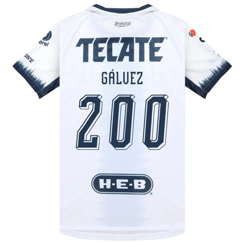 Danxen Kinderen Omar Gálvez #200 Wit Inktblauw Rood Uitshirt Uittenue 2026/27 T-Shirt België
