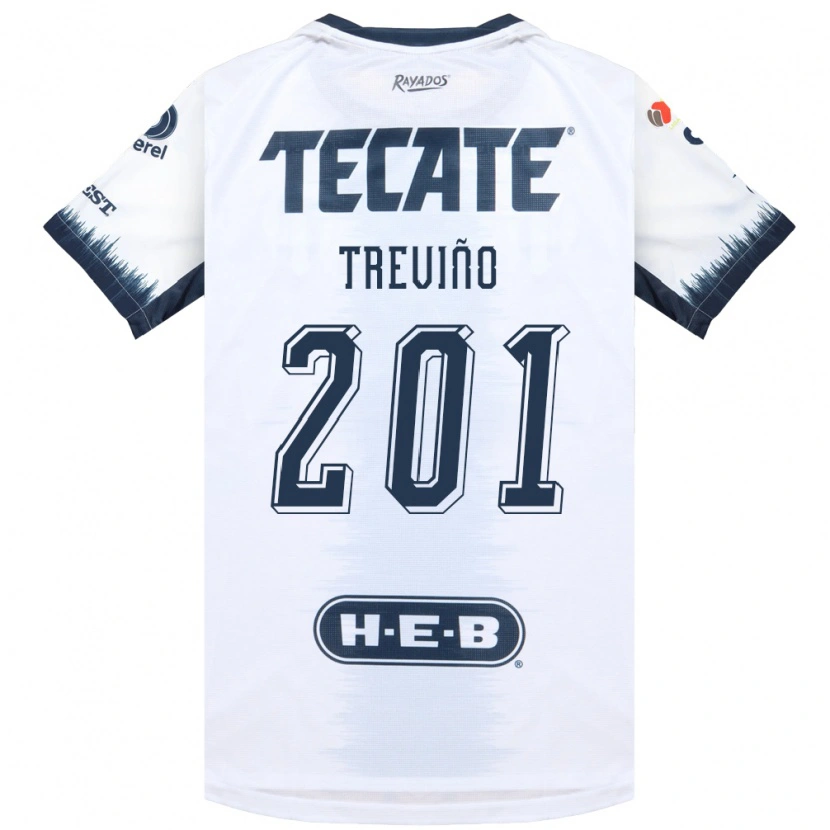 Danxen Kinderen José Treviño #201 Wit Inktblauw Rood Uitshirt Uittenue 2026/27 T-Shirt België