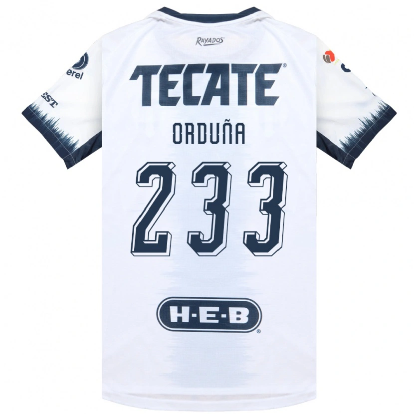 Danxen Kinderen Jonathan Orduña #233 Wit Inktblauw Rood Uitshirt Uittenue 2026/27 T-Shirt België