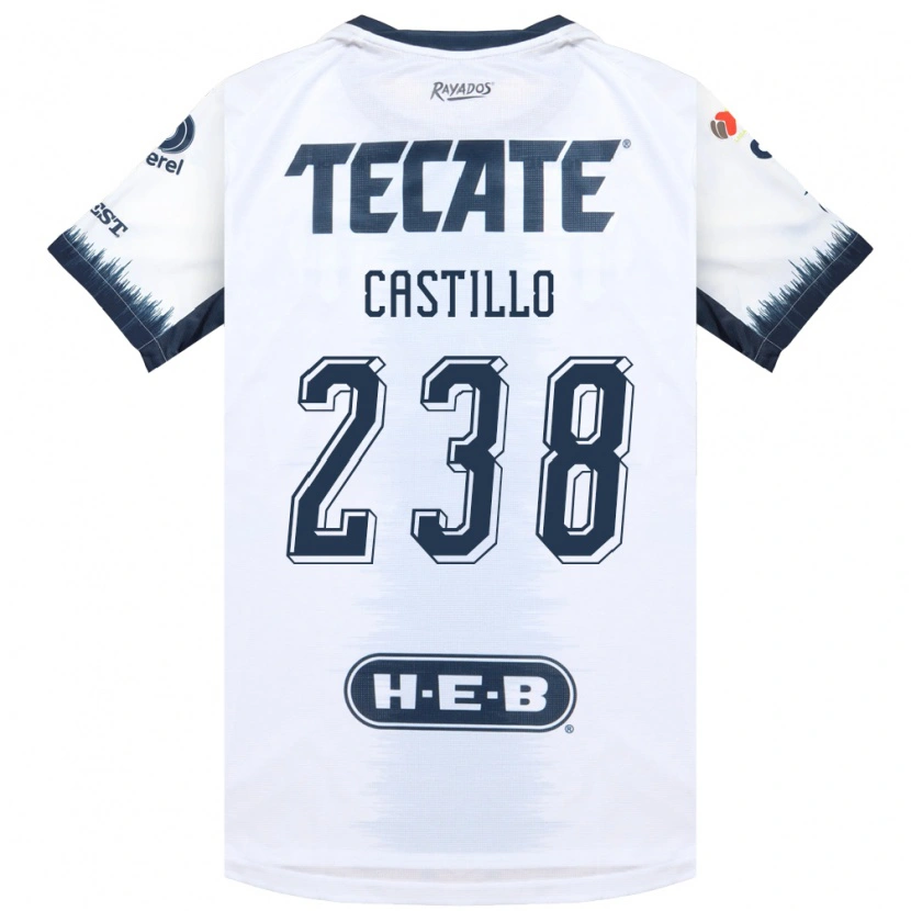 Danxen Kinderen Juan Castillo #238 Wit Inktblauw Rood Uitshirt Uittenue 2026/27 T-Shirt België