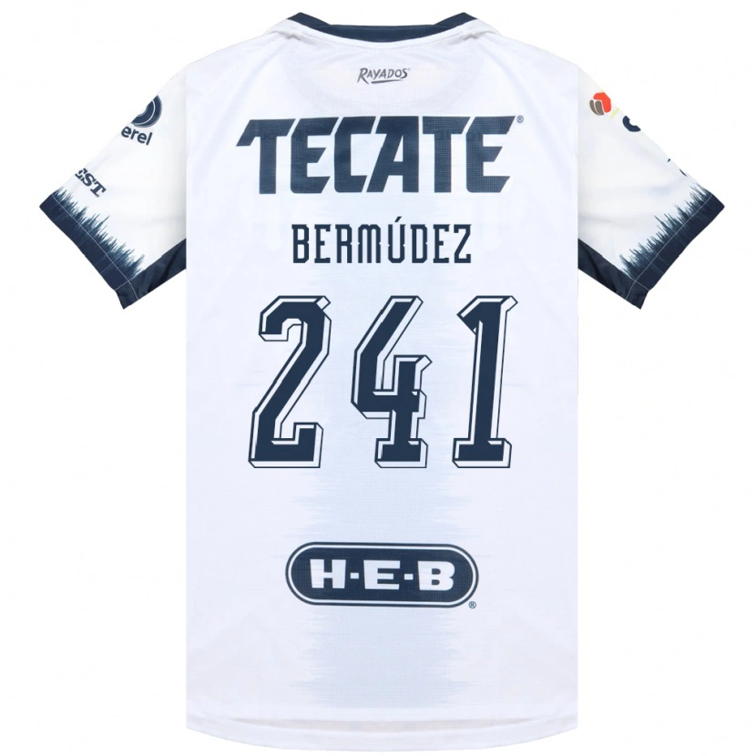 Danxen Kinderen Santiago Bermúdez #241 Wit Inktblauw Rood Uitshirt Uittenue 2026/27 T-Shirt België
