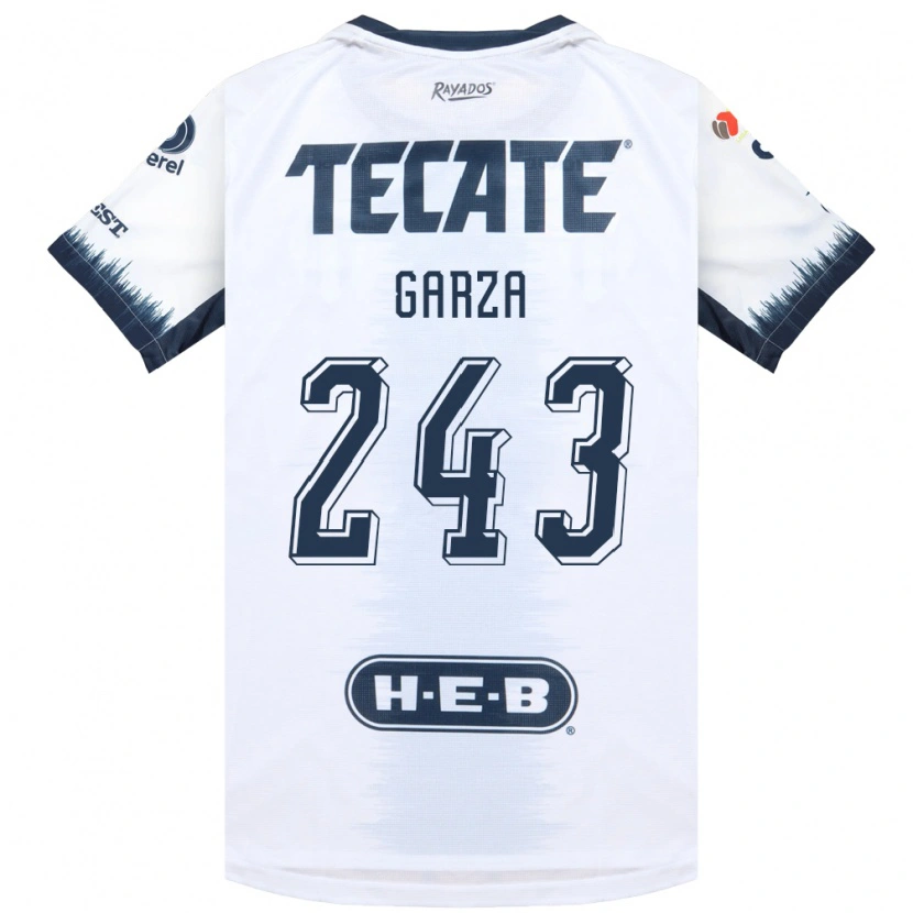 Danxen Kinderen Juan Garza #243 Wit Inktblauw Rood Uitshirt Uittenue 2026/27 T-Shirt België