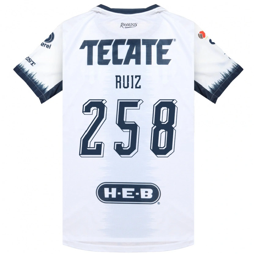 Danxen Kinderen Diego Ruiz #258 Wit Inktblauw Rood Uitshirt Uittenue 2026/27 T-Shirt België