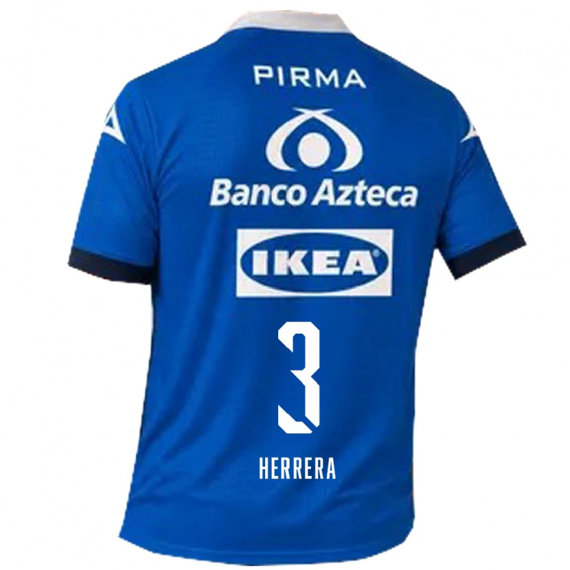 Danxen Kinderen Alberto Herrera #3 Blauw Wit Uitshirt Uittenue 2026/27 T-Shirt België