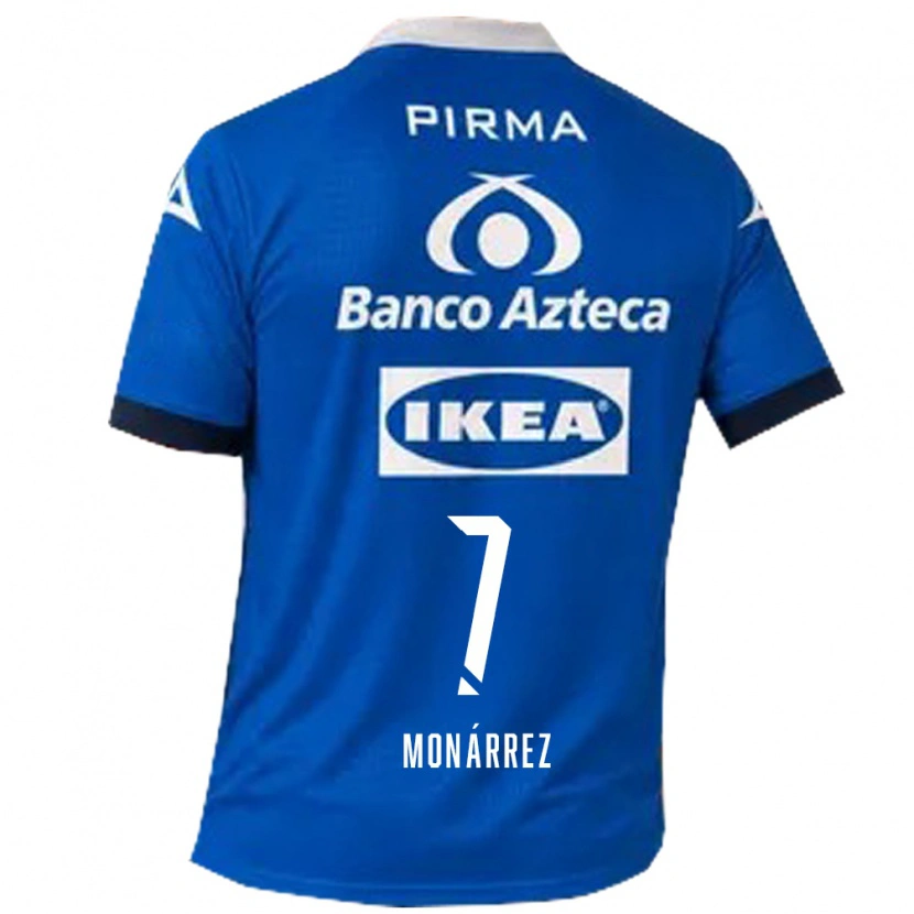 Danxen Kinderen Fernando Monárrez #7 Blauw Wit Uitshirt Uittenue 2026/27 T-Shirt België