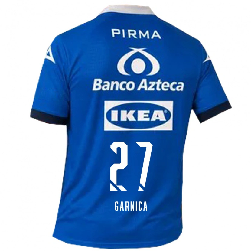 Danxen Kinderen Brayan Garnica #27 Blauw Wit Uitshirt Uittenue 2026/27 T-Shirt België