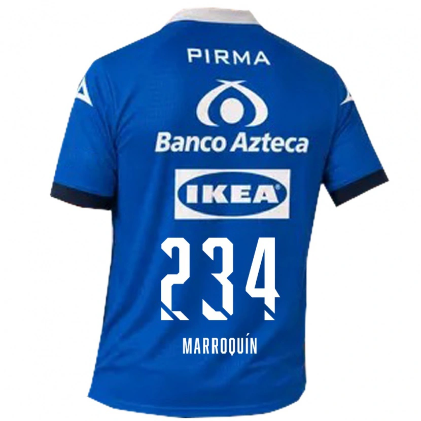 Danxen Kinderen Luis Marroquín #234 Blauw Wit Uitshirt Uittenue 2026/27 T-Shirt België