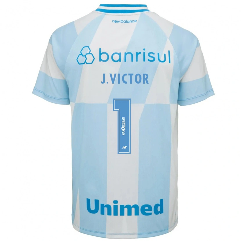 Danxen Kinderen João Victor #1 Lichtblauw Wit Uitshirt Uittenue 2026/27 T-Shirt België