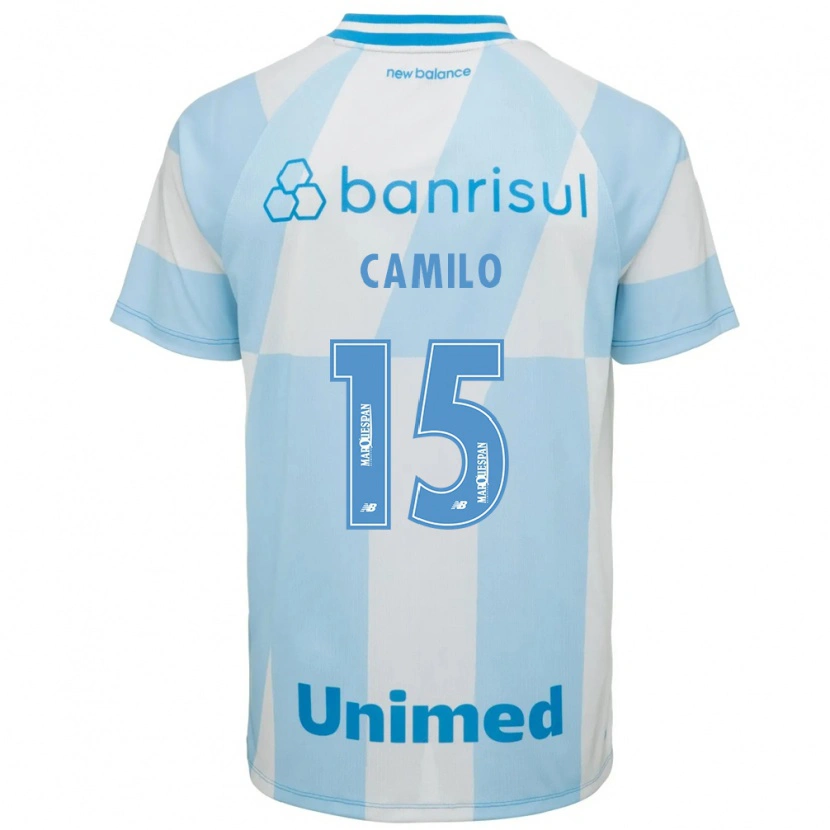 Danxen Kinderen Camilo #15 Lichtblauw Wit Uitshirt Uittenue 2026/27 T-Shirt België