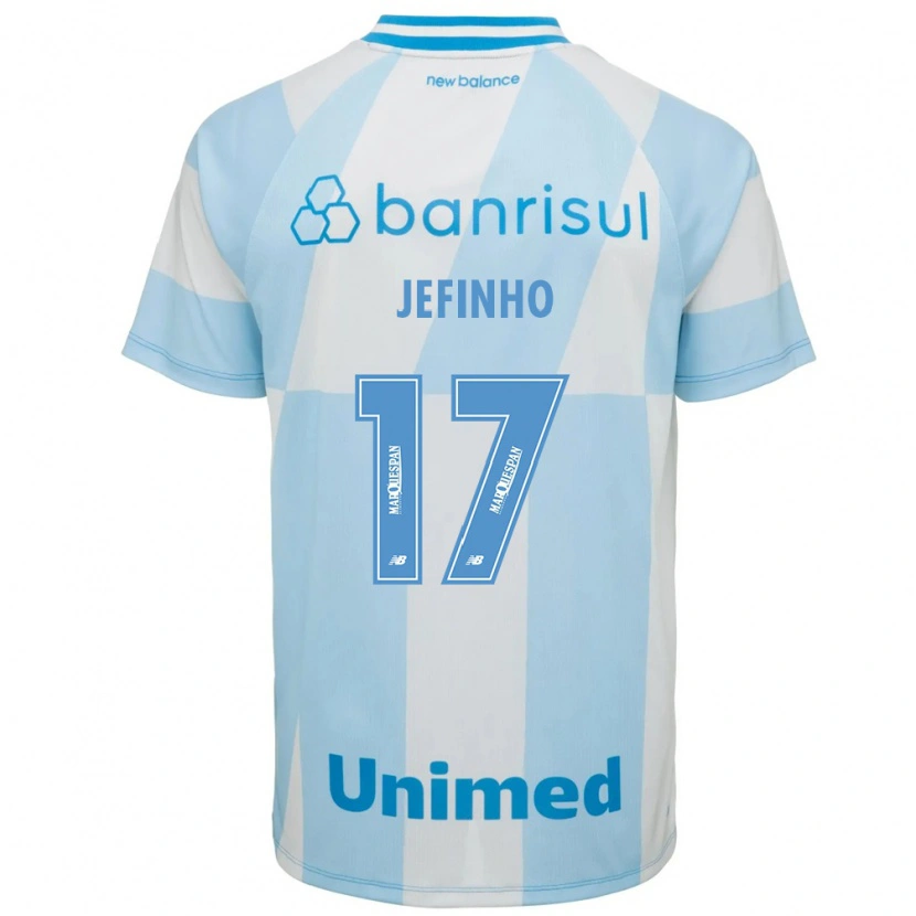 Danxen Kinderen Jefinho #17 Lichtblauw Wit Uitshirt Uittenue 2026/27 T-Shirt België