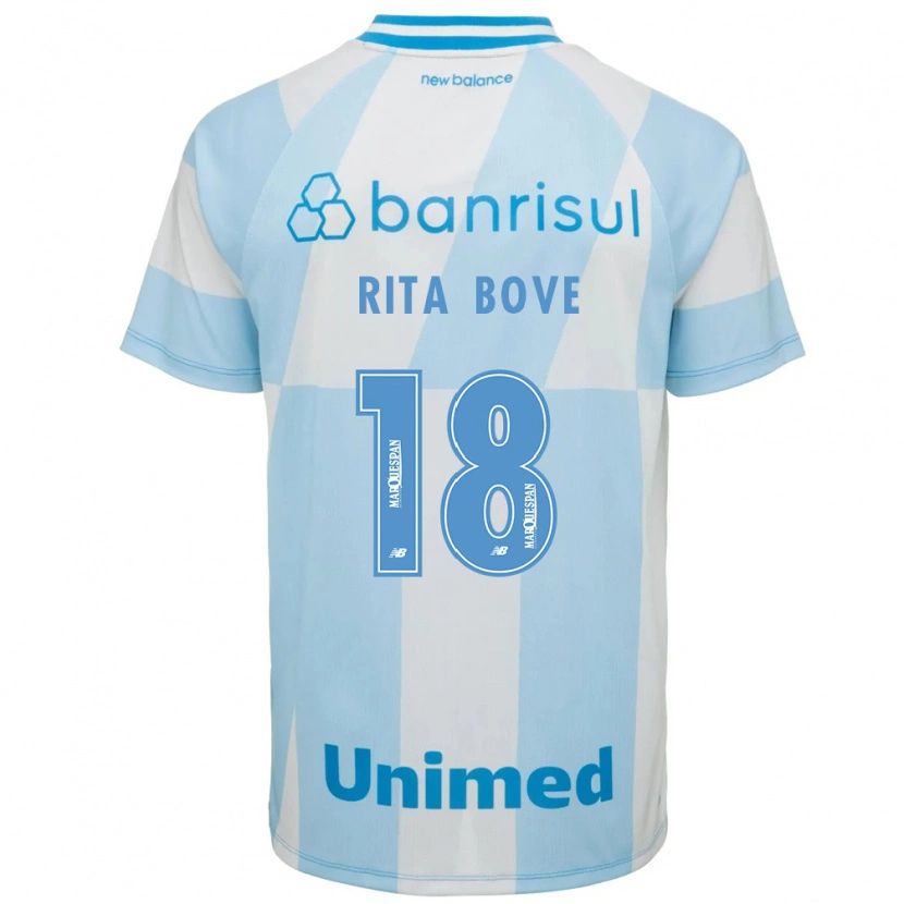 Danxen Kinderen Rita Bove #18 Lichtblauw Wit Uitshirt Uittenue 2026/27 T-Shirt België