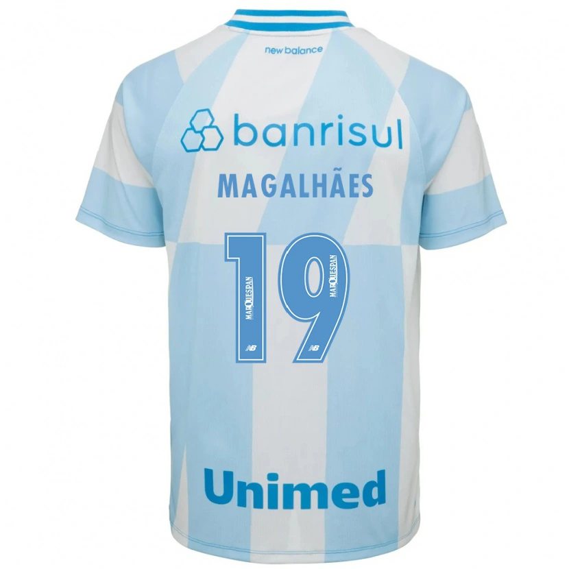 Danxen Kinderen Fellipe Magalhães #19 Lichtblauw Wit Uitshirt Uittenue 2026/27 T-Shirt België