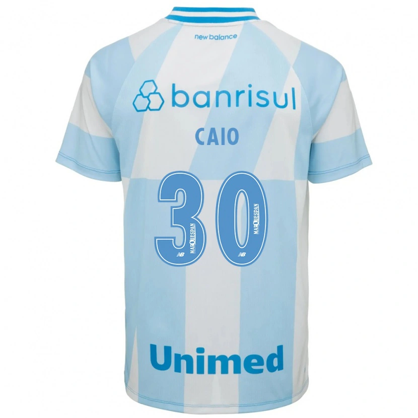 Danxen Kinderen Rodrigo Caio #30 Lichtblauw Wit Uitshirt Uittenue 2026/27 T-Shirt België