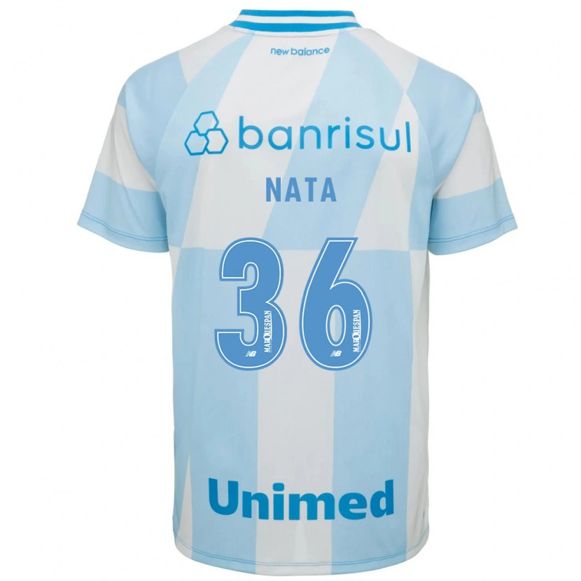 Danxen Kinderen Natã #36 Lichtblauw Wit Uitshirt Uittenue 2026/27 T-Shirt België