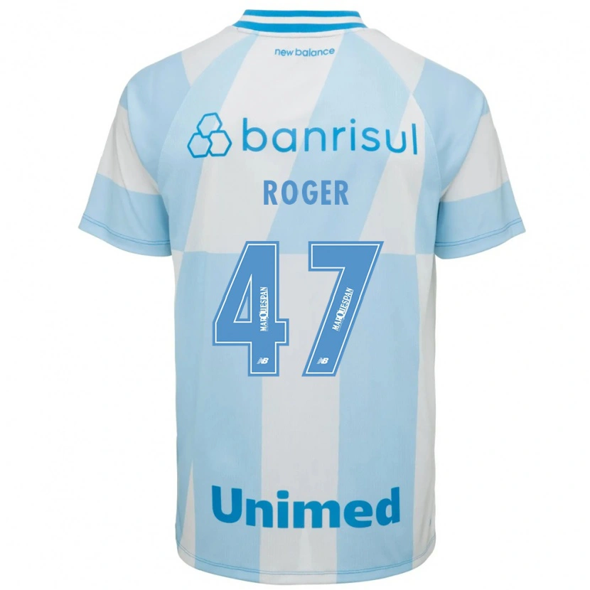 Danxen Kinderen Roger Dias Fernandes #47 Lichtblauw Wit Uitshirt Uittenue 2026/27 T-Shirt België