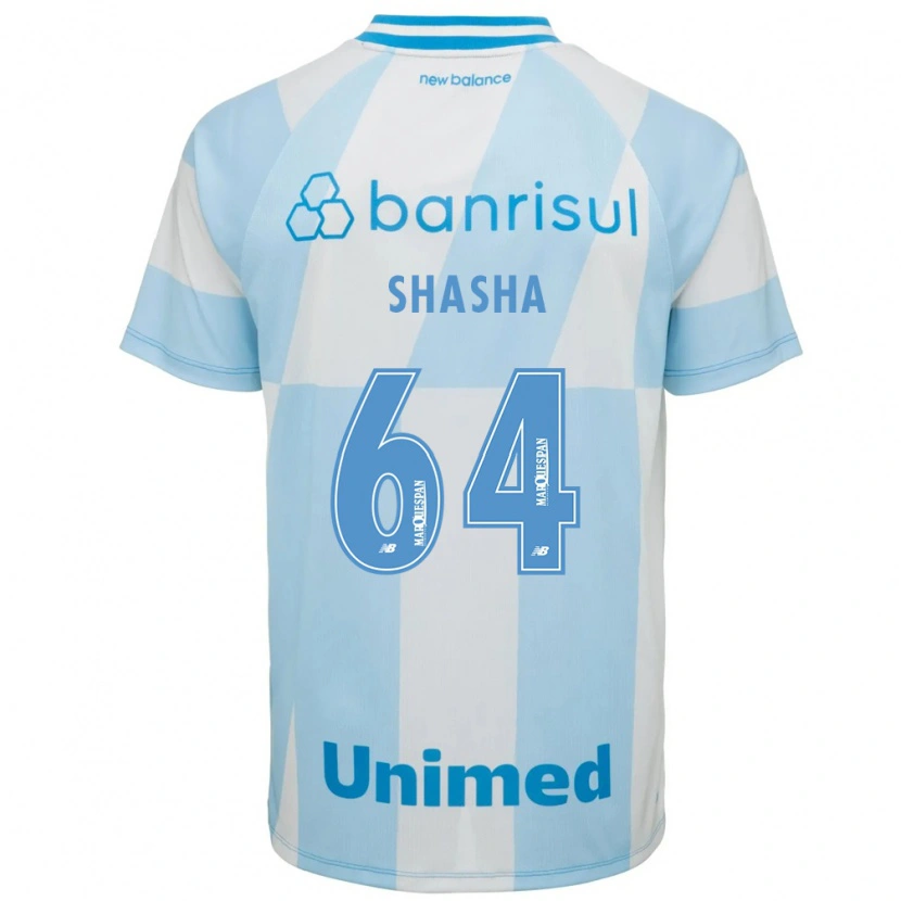 Danxen Kinderen Shashá #64 Lichtblauw Wit Uitshirt Uittenue 2026/27 T-Shirt België