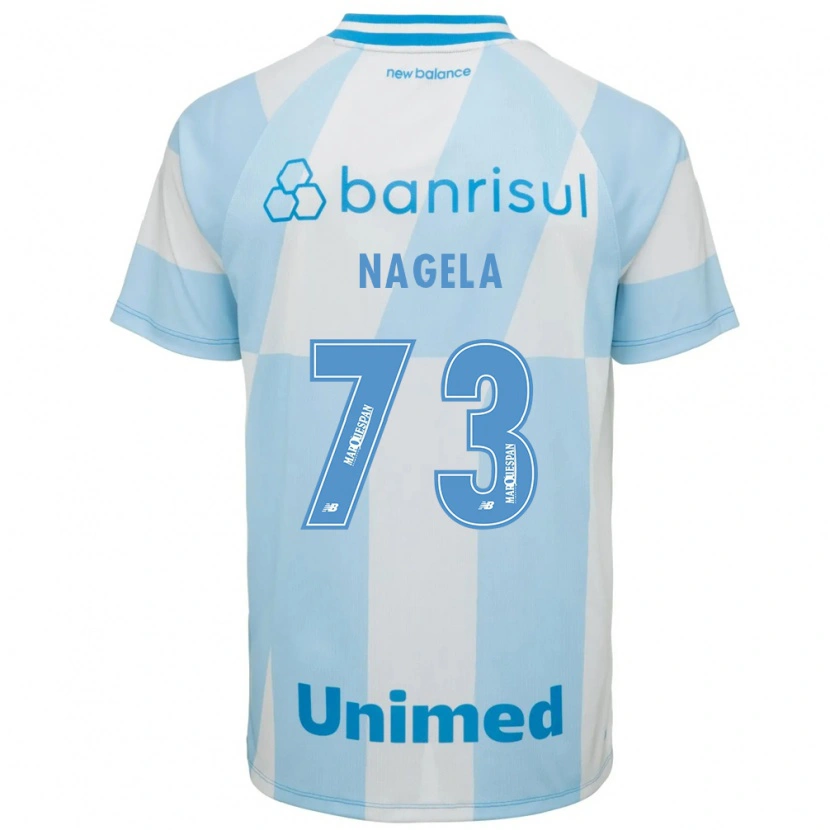 Danxen Kinderen Nágela #73 Lichtblauw Wit Uitshirt Uittenue 2026/27 T-Shirt België
